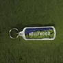 acrylic keychains-wristlet wallet keychain